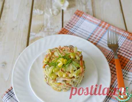 Салат из куриной печени с кукурузой – кулинарный рецепт