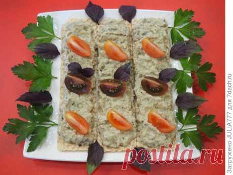 Паштет из запеченных баклажанов. Пошаговый рецепт приготовления с фото