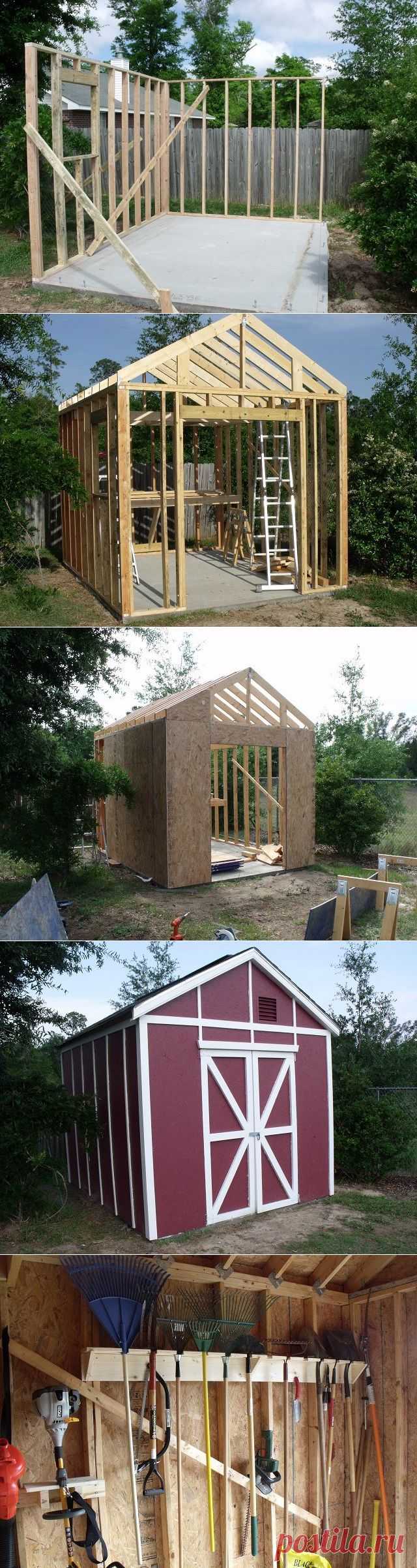 Хозяйственный сарайчик на даче — 6 соток