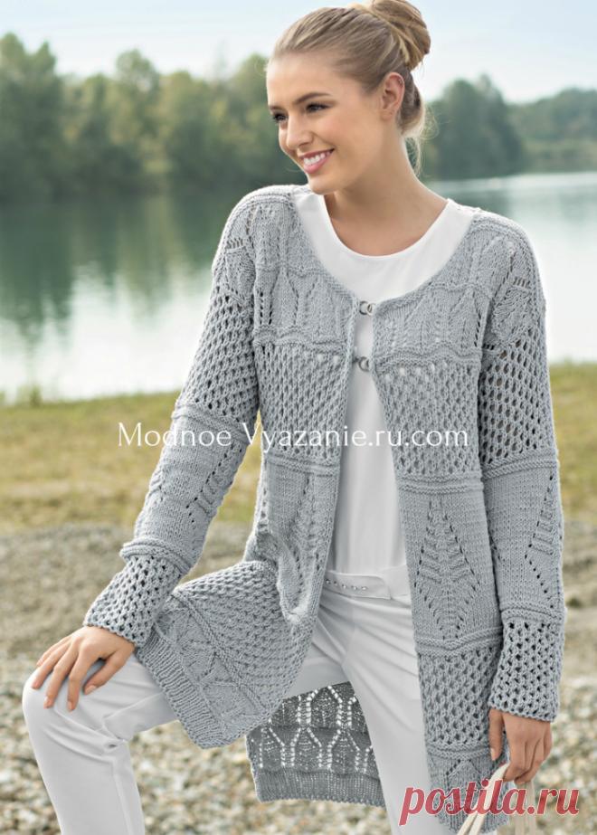 Модные модели женских кардиганов связанных спицами - Klubok - Modnoe Vyazanie.ru.com