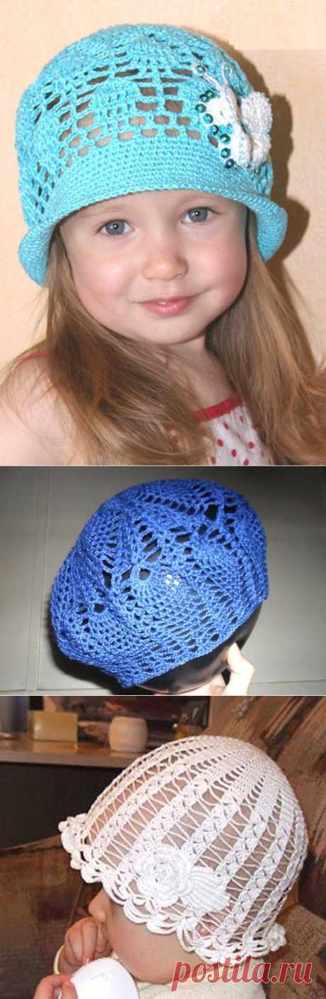 Детские панамки. Схемы вязания / Увлечения и хобби