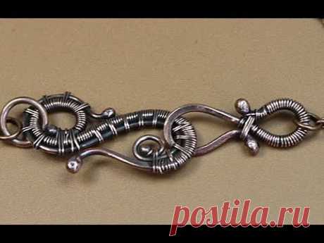 Handmade wire jewelry. Как сделать шарики на медной проволоке - YouTube