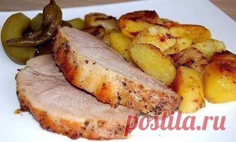 Буженина с картошкой запеченая в рукаве | Про имбирь и не только. Кухни народов мира, кулинарные рецепты