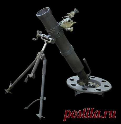 82-миллиметровый миномёт с глушителем