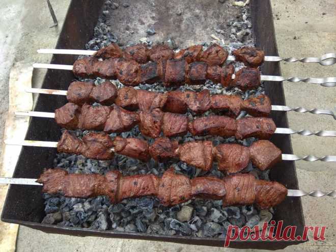 Шашлык из оленины