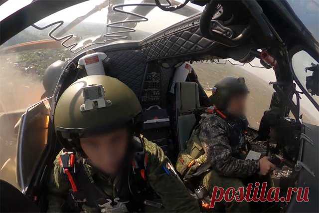 Работа Ка-52М на Авдеевском направлении. Ка-52М поразил опорные пункты ВСУ и живую силу.
