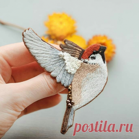 ​Вышитые броши: идеи — Сделай сам, идеи для творчества - DIY Ideas