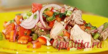 САЛАТ *ШАШЛЫЧНЫЙ* (СОВЕТСКАЯ КУХНЯ)