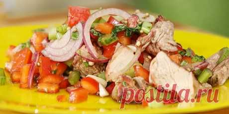 САЛАТ *ШАШЛЫЧНЫЙ* (СОВЕТСКАЯ КУХНЯ)