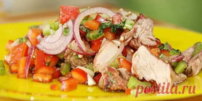 САЛАТ *ШАШЛЫЧНЫЙ* (СОВЕТСКАЯ КУХНЯ)