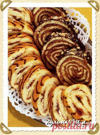 Рулет шоколадный « кулинар не я