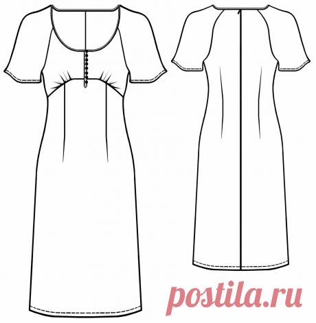 ПЛАТЬЕ С ПОДРЕЗОМ