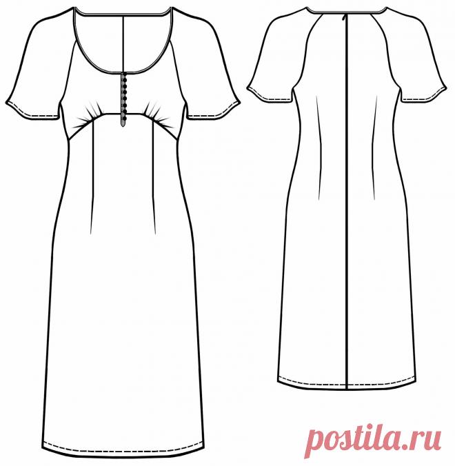 ПЛАТЬЕ С ПОДРЕЗОМ