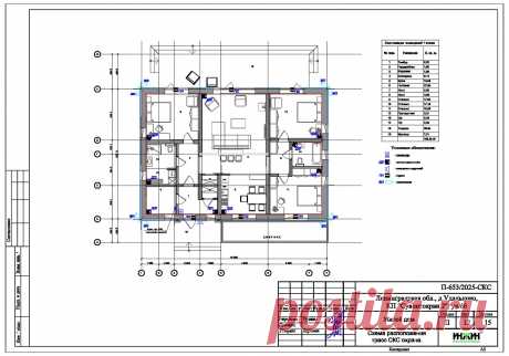 Проект электрики дома пример 1170