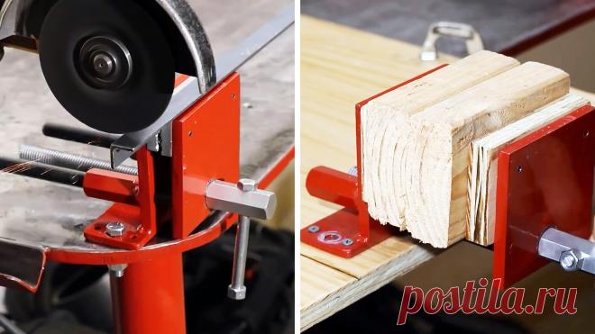 Простая конструкция тисков, которую легко повторить своими руками Тиски неотъемлемый атрибут мастерской будь она слесарной или столярной. К сожалению, это не дешевый инструмент, который покупать любителю может быть нецелесообразно. В таком случае тиски лучше изготовить самостоятельно. Существует много мастер-классов по их сборки, но многие из них слишком сложные