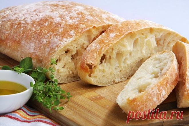 Чиабатта в духовке - Foodclub — кулинарные рецепты с пошаговыми фотографиями