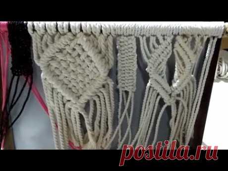 #мастер_класс
#macrame
#фриволите
#tatting 
#rhombus
#weaving
ОБУЧАЮЩИЙ МАСТЕР КЛАСС Рукоделия Макраме.
В этом видео я показываю, как быстро легко научиться плести красивый декор интерьера, эксклюзивные предметы.
Репсовый узел, Фиговый узел в следующих видео мы будем использовать для плетения макраме кашпо своими руками.