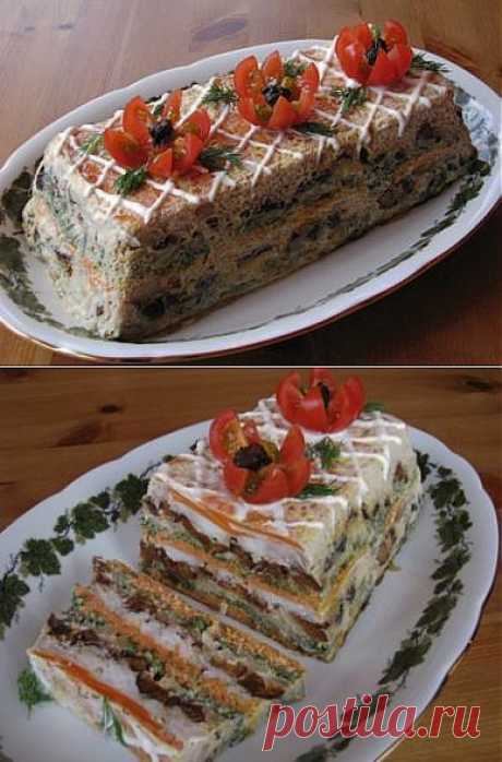 На 23 февраля &quot;Рыбный торт&quot; - порадуйте своих любимых мужчин!.