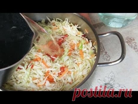 МАРИНОВАННАЯ КАПУСТА ВКУСНЕЕ КВАШЕНОЙ. БЫСТРАЯ МАРИНОВАННАЯ КАПУСТА.