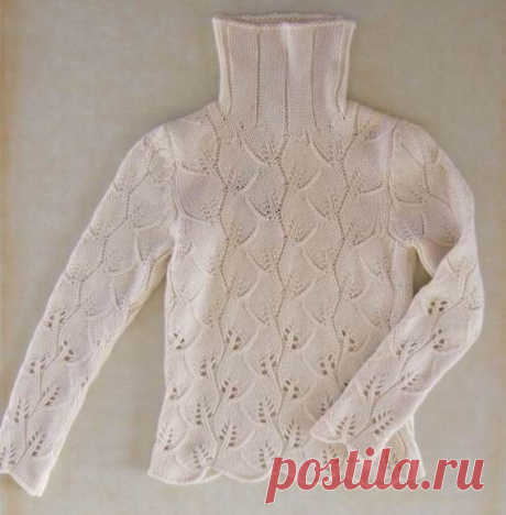 свитерок с листиками