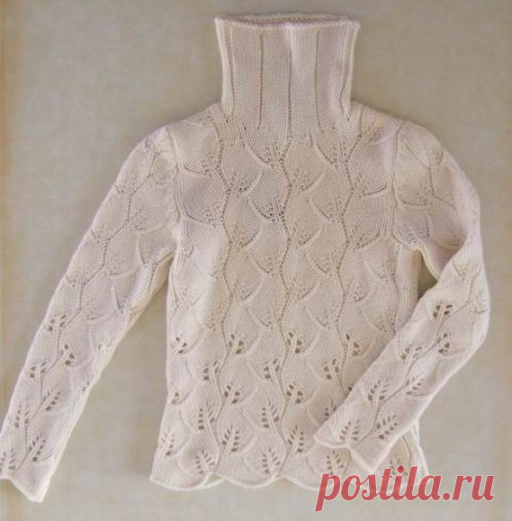 свитерок с листиками