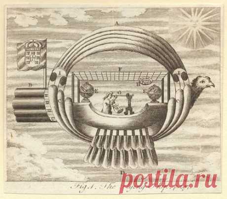 «Магнитный» летающий корабль 1709 года