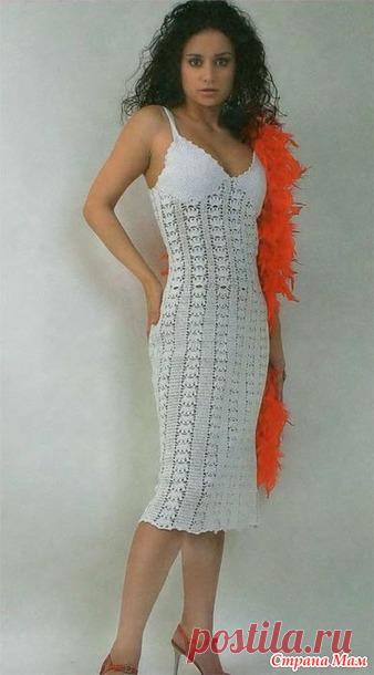 Сарафан крючком - Вязание - Страна Мам