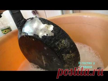 Как Можно Очистить Сковороду и Кастрюлю так же Любую Посуду от Любого Нагара.