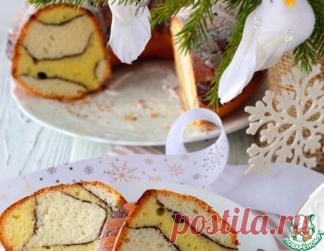 Кекс двухцветный "Лимонный" – кулинарный рецепт(***)