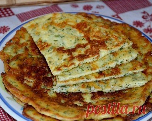 Ленивые сырные лепешки