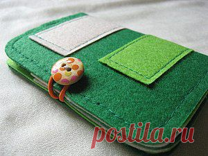 Шьем визитницу из фетра - Ярмарка Мастеров - ручная работа, handmade