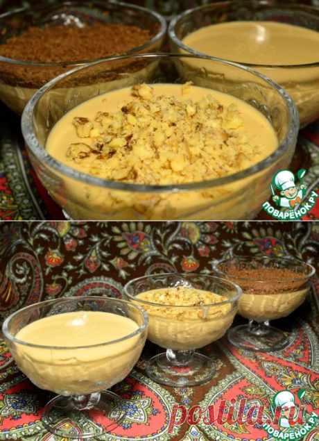Карамельное желе без карамели (из ряженки и топленого молока)