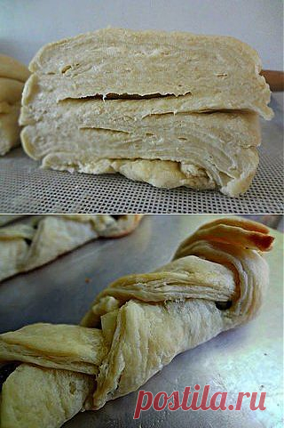 Тесто слоёное быстрого приготовления.