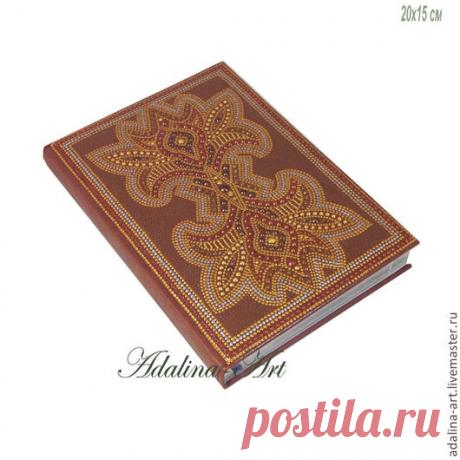 Купить ШОКО ежедневник Точечная роспись - коричневый, ежедневник, ежедневники, ежедневник в подарок, блокнот, блокноты