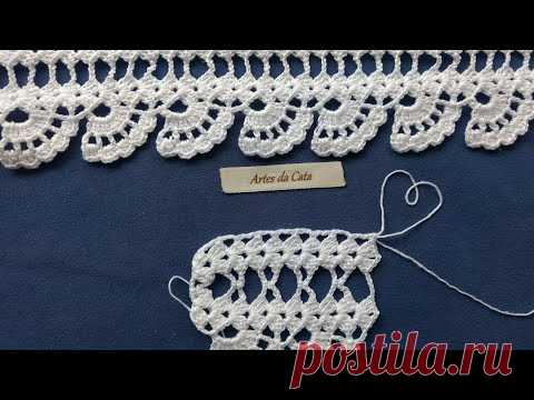 Bico em crochê - 283