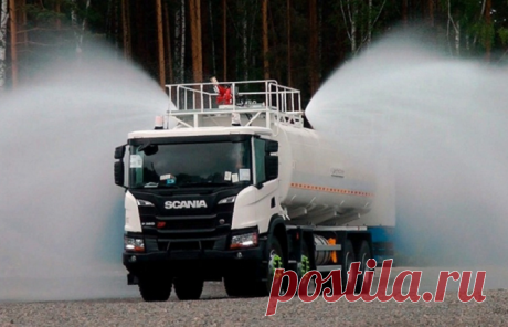Уникальную автоцистерну на шасси Scania P380 B8X4HZ выпустили для Михеевского ГОК — Kovsh.dp.ua