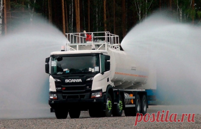 Уникальную автоцистерну на шасси Scania P380 B8X4HZ выпустили для Михеевского ГОК — Kovsh.dp.ua