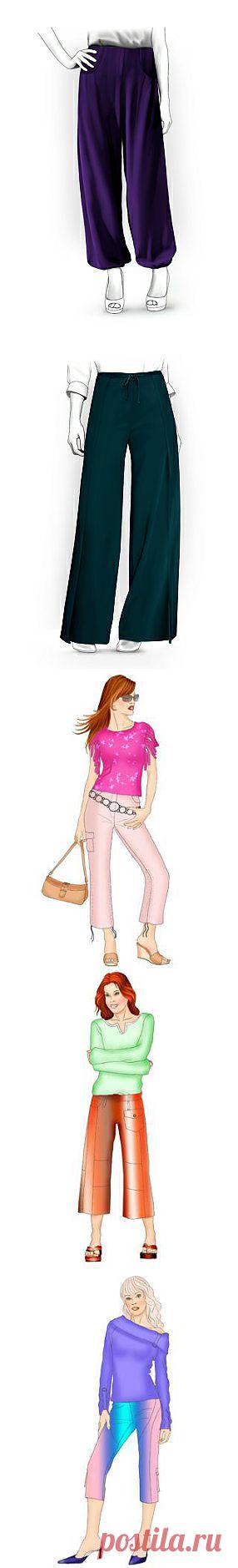 Выкройки на индивидуальные размеры
Выкройки брюк Лателье здесь http://latelye.ru/mod-p.php?t=0&a=04