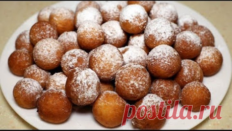 Творожные пончики быстро и вкусно!