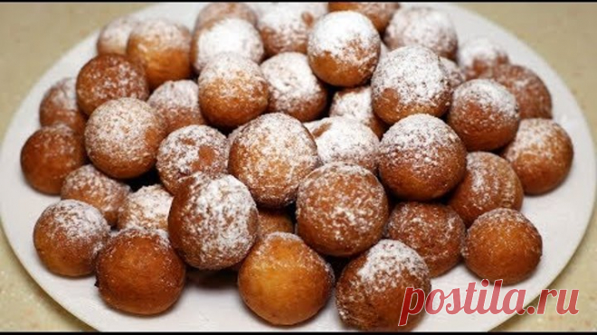 Творожные пончики быстро и вкусно!