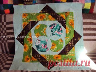 Лоскутный блок Квадрат в квадрате. Мастер-класс Елены Богдановой Лоскутный блок Квадрат в квадрате
   Рукодельница Елена Богданова в мастер-классе 