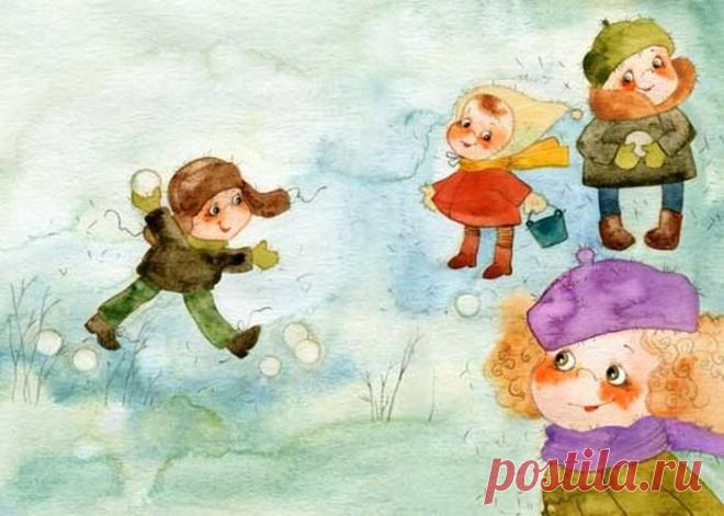 Акварельные зимние сказки Виктории Кирдий | Журнал Ярмарки Мастеров