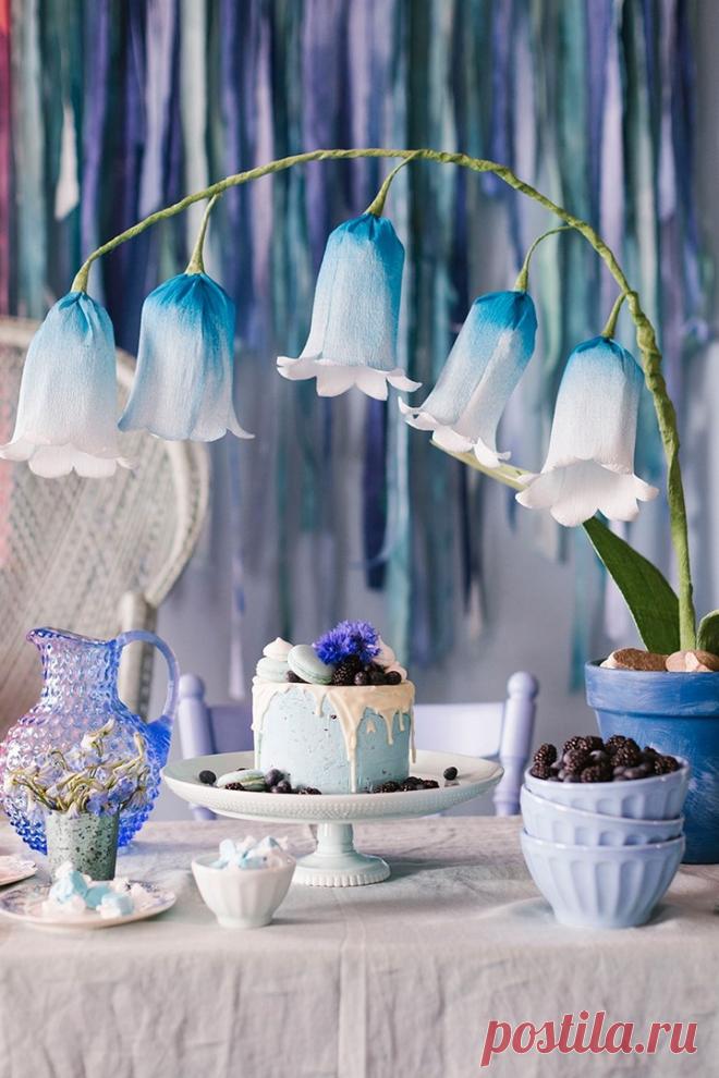 Чудесные колокольчики из гофрированной бумаги — Сделай сам, идеи для творчества - DIY Ideas