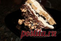 Торт с арахисовым маслом и шоколадом