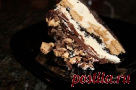 Торт с арахисовым маслом и шоколадом