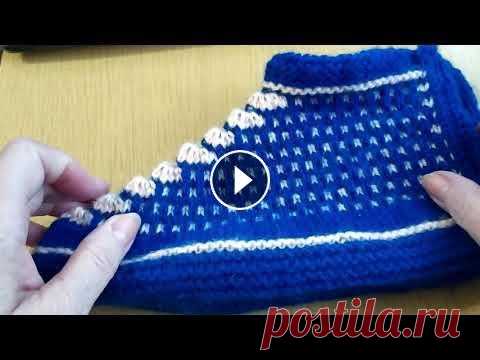 ТАПОЧКИ СПИЦАМИ . ОБЗОР . МИНУСЫ УШЛИ В ПЛЮСЫ. Вязала по мастер-классу Ирины Я в ВКОНТАКТЕ- Я в ОДНОКЛАССНИКАХ- Я в ЯНДЕКС-ДЗЕН- Я в ИНСТАГРАММ- #тапочкиспицами#обзор#веерочки#кавказскаяпряжа#...