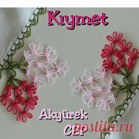 İğne işi yazma kenarı oyaları