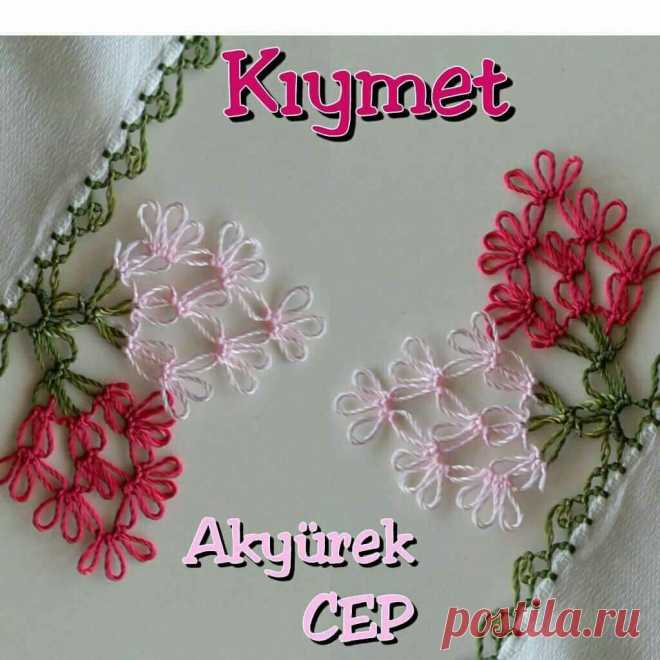 İğne işi yazma kenarı oyaları