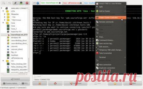 PAC - аналог SecureCRT под Linux -