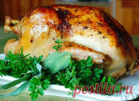 Индейка запеченная с яблоками » Рецептико